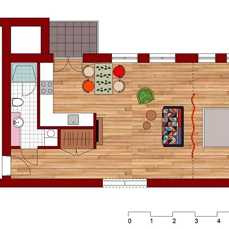 Apartmán Kolorowy A9 Nikiszowiec Katovice