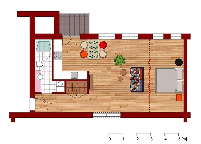 דירה Kolorowy A9 Nikiszowiec קטוביץ
